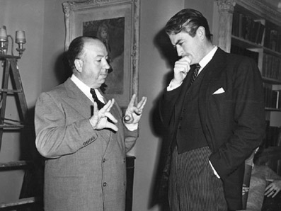 Gregory Peck e Alfred Hitchcock